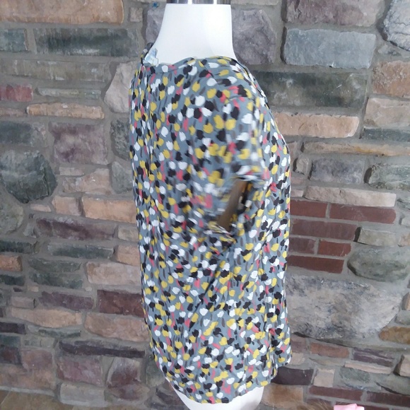 Boden Palazzo cap sleeve scoop neck floral top size 10 - Picture 4 of 7